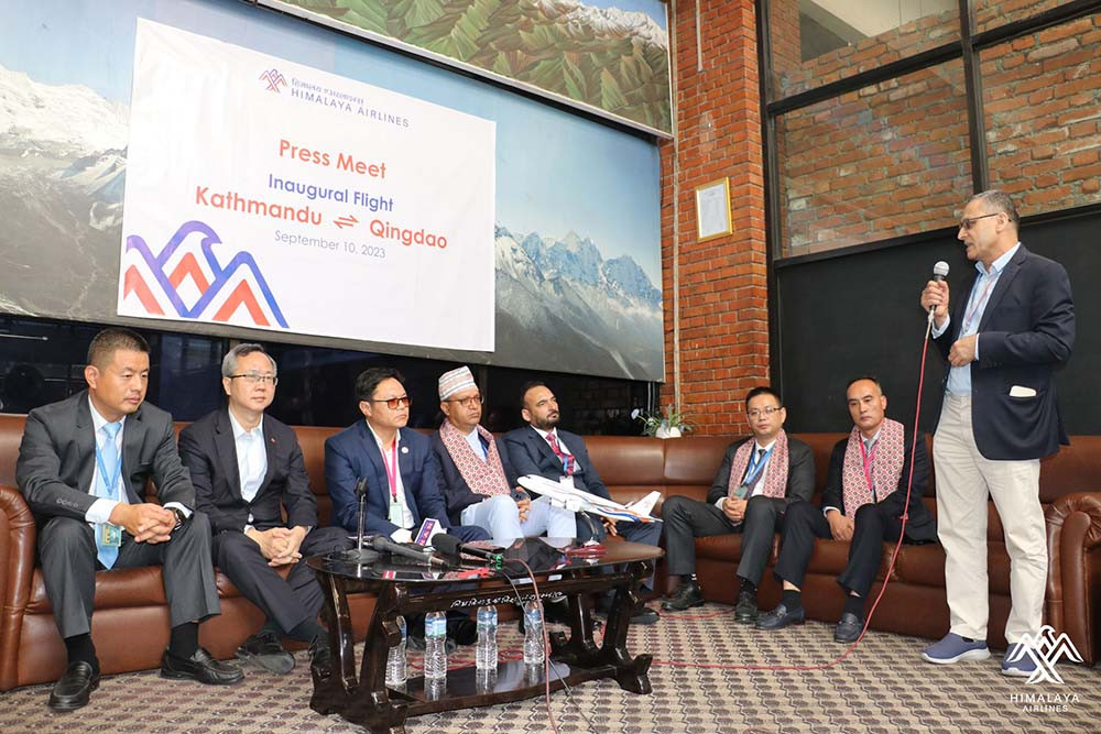 Himalaya Airlines inaugurates Kathmandu-Qindao-Kathmandu flight service